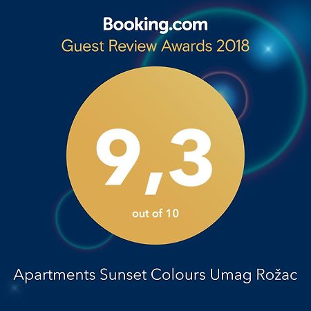 Apartments Sunset Colours Umag Rozac Esterno foto